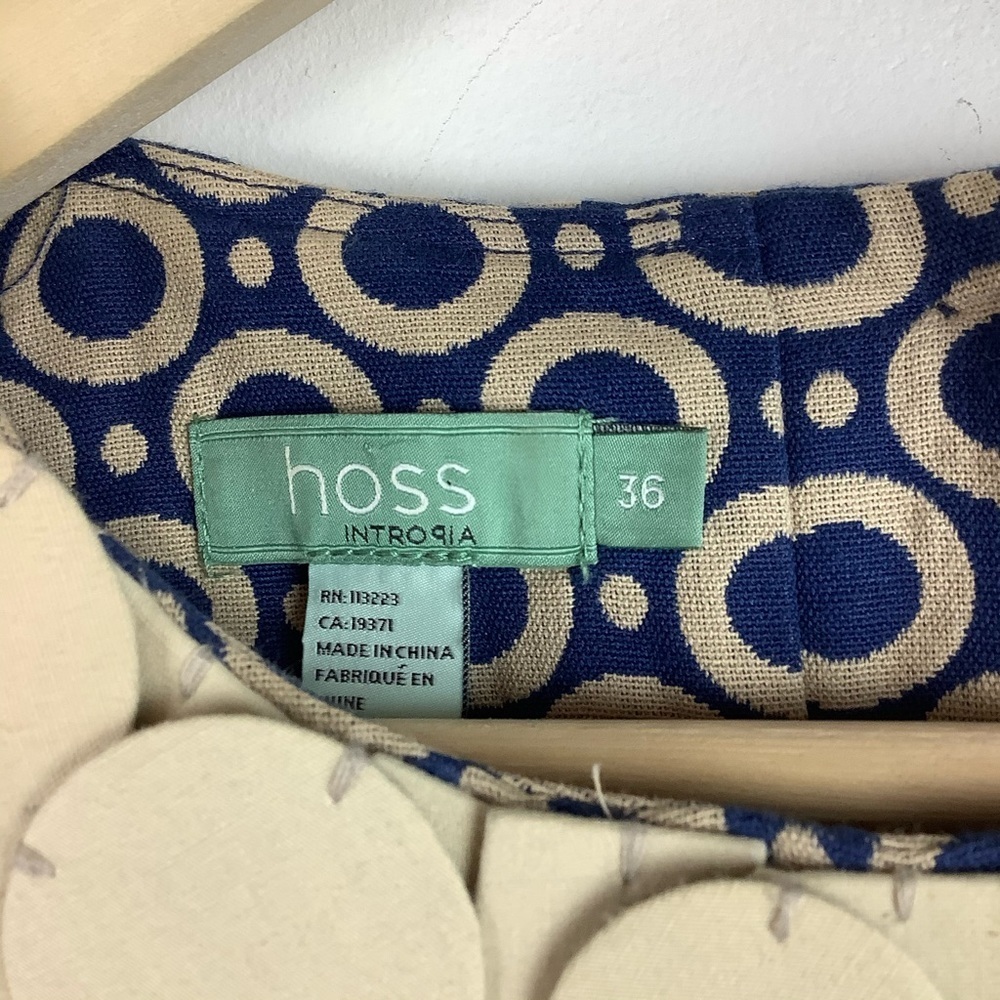 Hoss Intropia - Circle Print A Line Dress - image 6